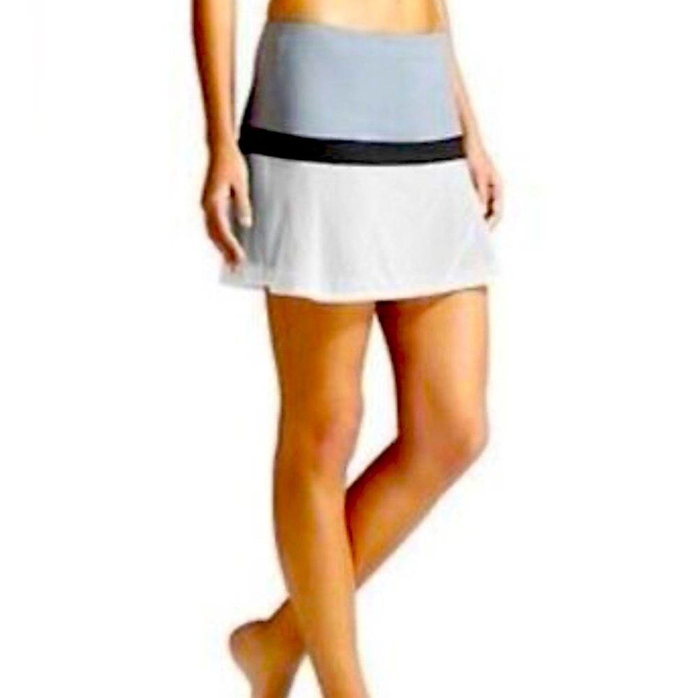 Athleta UpBeat Overlay Skort Skirt Size med